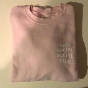 Anti Social Social Club Pink Sweater